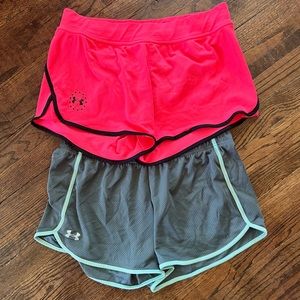 Two Pairs of Women’s Under Armor Shorts
